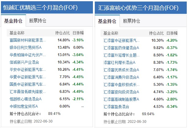 fof基金年内表现欠佳跌幅最高超24收益最高仅2管理费率维持较高水平