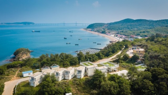 大连山海无敌日落美景不骗人感受归于我的山海天堂