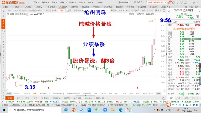 股票上涨背后的逻辑是什么沧州明珠案例