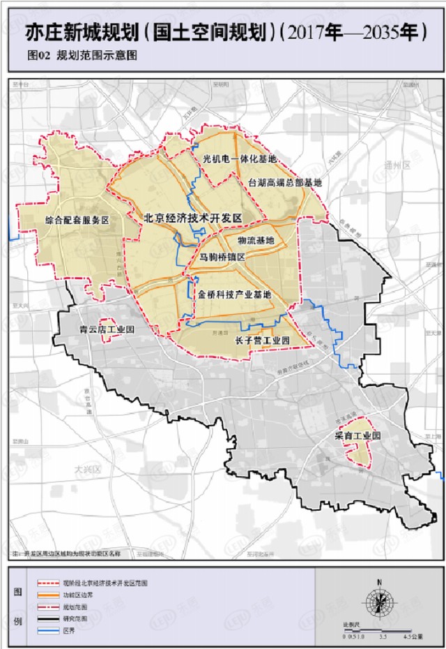 2019年,按照《亦庄新城规划(2017-2035年)》,马驹桥和台湖区域同时