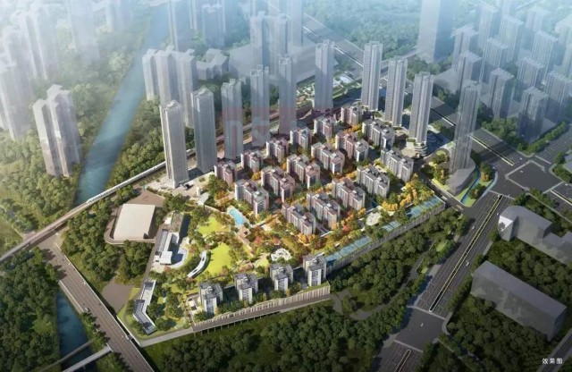 光明地铁上盖低密度社区深铁瑞城建面约95130户型