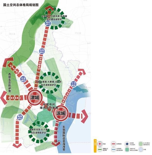 天津新版国土空间总体规划亮点披露明确双城发展重点