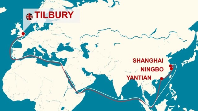 中联航运推出中国直航伦敦tilbury圣诞快线丨航运界