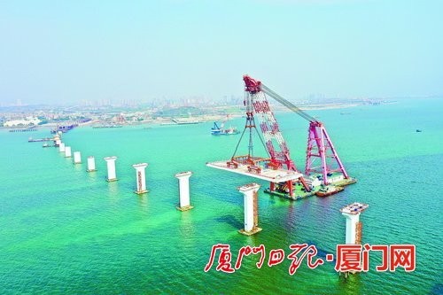 翔安大桥海沧疏港通道等在建高速快速通道工程按序时推进