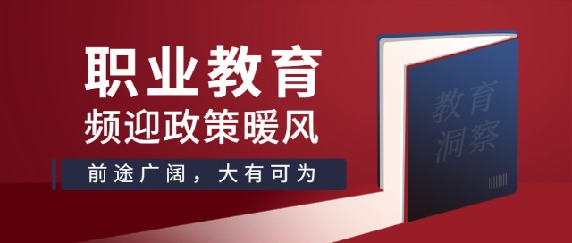 在国家政策与财政支持下,社会各方力量的努力下,职业教育的发展必会