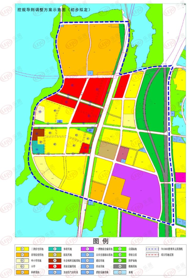 调整后此前,武汉市规划设计有限公司已经完成,对黄家湖地铁小镇(西片