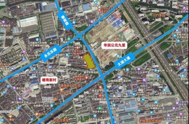 无锡追地江溪街道竞得公园九里西地块楼面价8820元