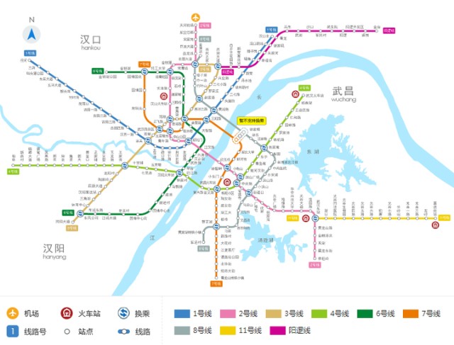 1km,车站25座,是武汉地铁首条全自动驾驶线路,可实现目前世界上最高