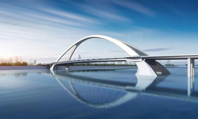 在科技城大道二期以东涪江河岸,科技城大道二期涪江大桥(以下简称科技