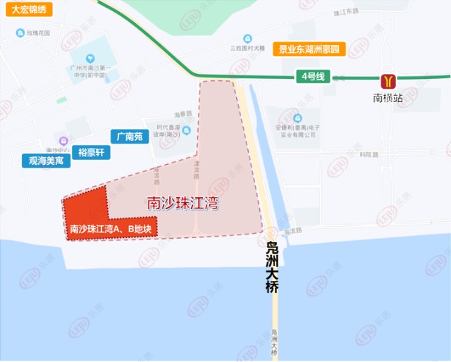 多栋住宅层数减少南沙珠江湾新组团规划调整