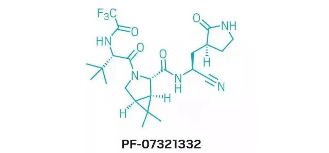 paxlovid的主要成分pf-07321332,是一款新冠病毒3cl蛋白酶抑制剂