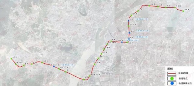 沿线设29个站点南昌地铁4号线各站点出入口位置正式出炉