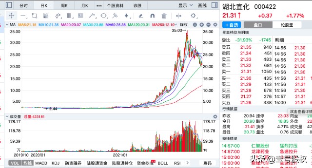 2021年涨幅最大的十只股票上涨的原因是什么