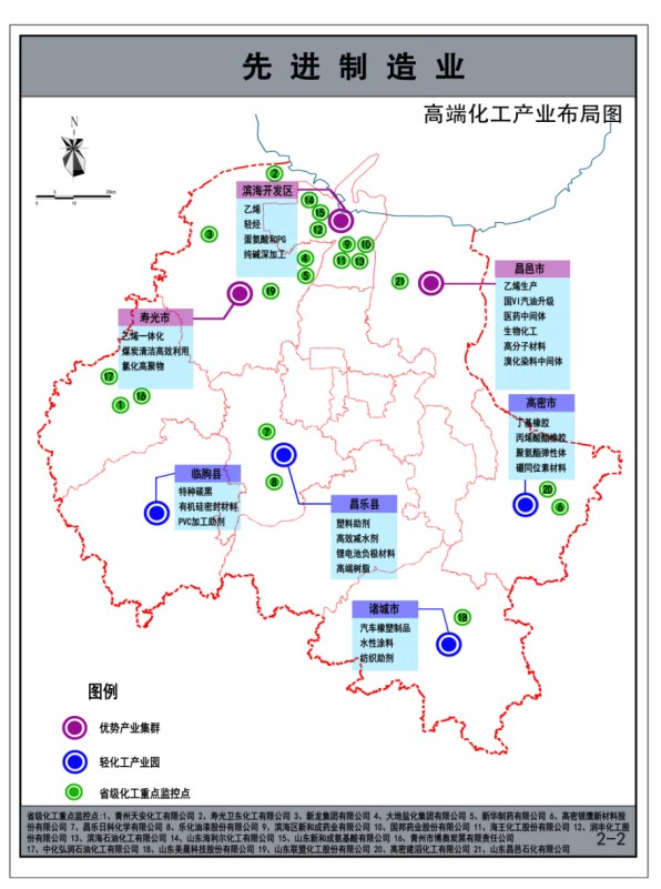 2022年潍坊市产业布局及产业招商地图分析