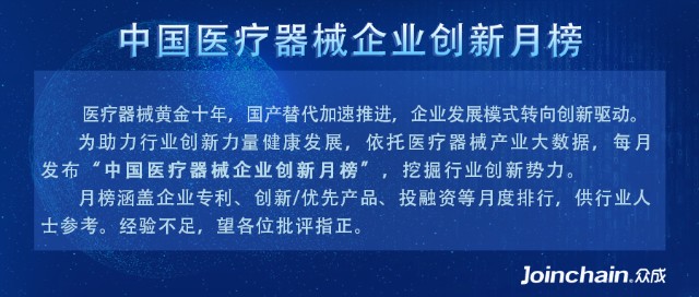 医疗器械企业创新月榜迈瑞专利数领跑5月榜单