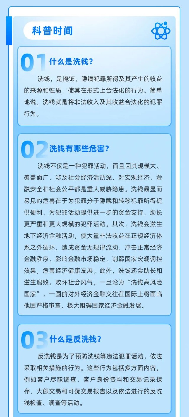 反洗钱小课堂洗钱风险要防范反洗钱意识要筑牢丨小安普法课