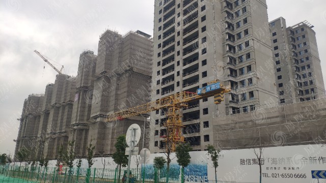 315品质计划融信海纳印象疑似停工八埭头滨江园君御公馆依旧在烂尾