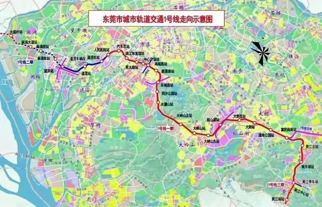 国家批复东莞地铁13号线规划调整方案