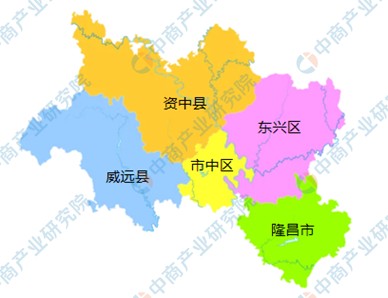 2022年内江市产业布局及产业招商地图分析