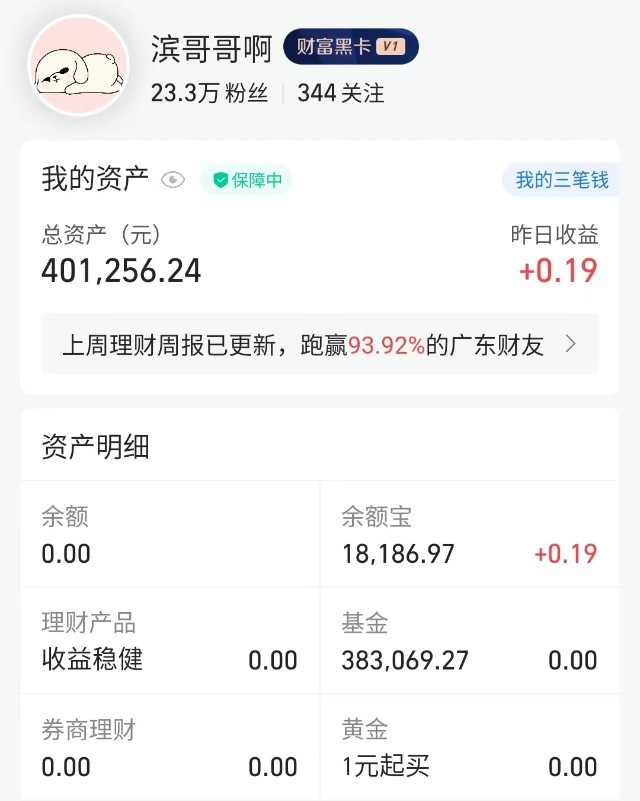 今天继续晒一下总持仓,经过了这段时间的上涨,我的总资产又回到40万了