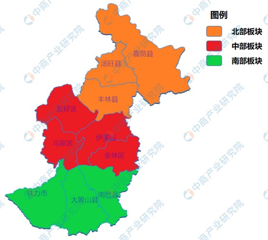 2022年伊春市产业布局及产业招商地图分析