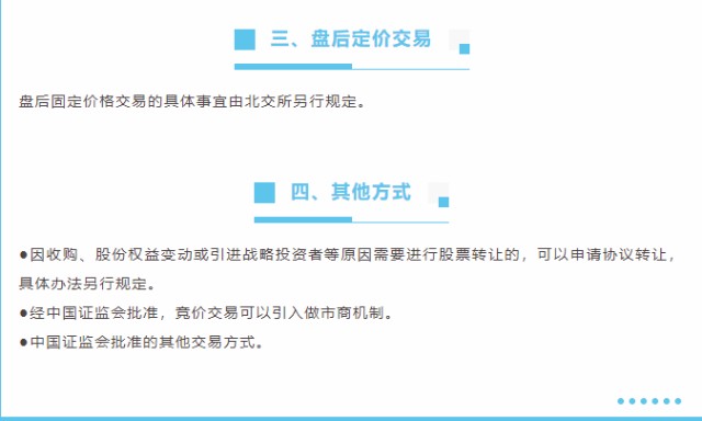 东财微课堂北交所走近投资者丨北交所股票交易规则之交易方式与申报