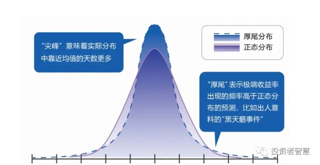 尖峰厚尾分布图图片