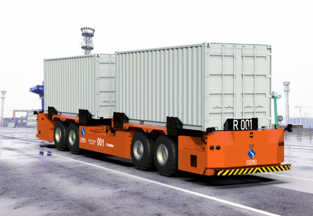 全年落地近200台2022港口agv项目盘点