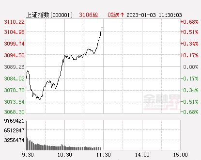 午评a股探底回升沪指涨056收复3100点信创数据确权概念大涨