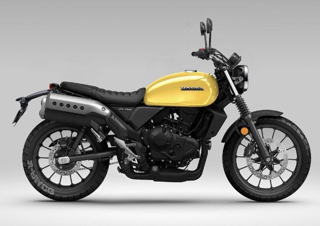90匹双缸scrambler日媒制作本田cl750cg预想图