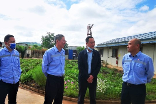 洛阳钼业总裁孙瑞文慰问tfm生产一线员工点赞央企承包商