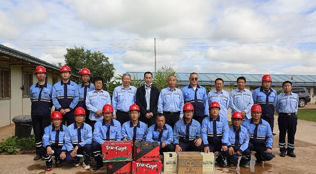 洛阳钼业总裁孙瑞文慰问tfm生产一线员工点赞央企承包商