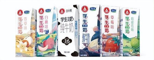 资料图片,君乐宝学生奶.