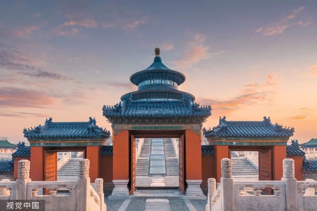 中轴线上的古建筑对称之美
