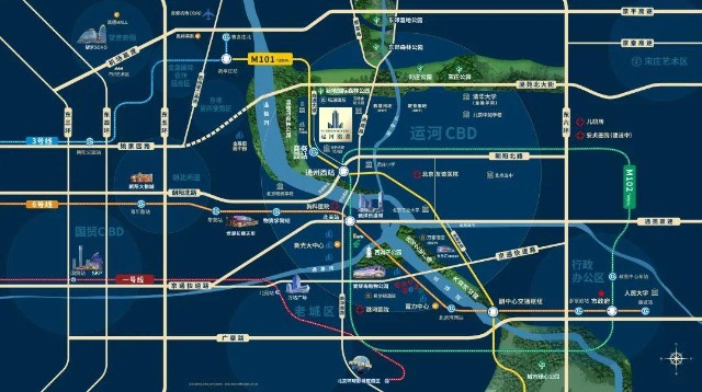 运河铭著首付350万置业通州166大平层运河商务区价格洼地