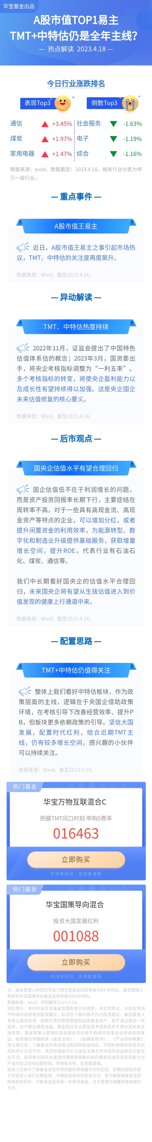 【热点解读】A股市值TOP1易主，TMT+中特估仍是全年主线？_财富号_东方财富网