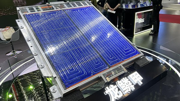 在今年的上海车展上,蜂巢能源就将龙鳞甲电池系统带到了展馆,让观众