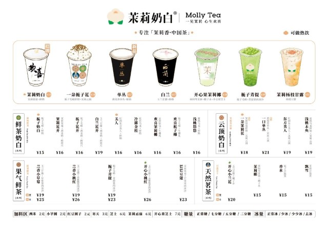 探访茉莉奶白上海新店后我们发现了新中式茶饮的新方向