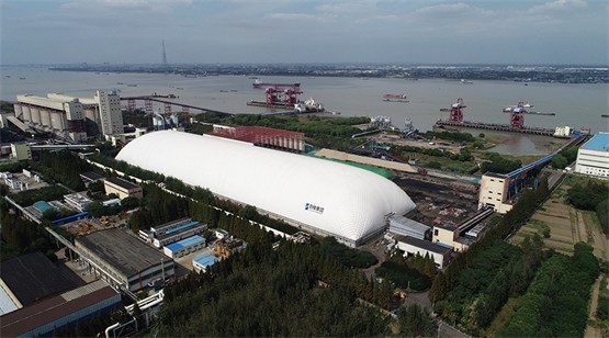 博德维创新打造工业气膜20技术赋能绿色港口快速发展