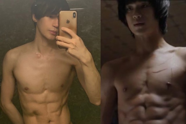 金秀贤陈奕天腹肌太可了陈奕天金秀贤两人腹肌pk