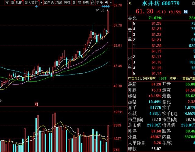 国内白酒6大龙头（名单），股民：行业领军者，天空才是极限