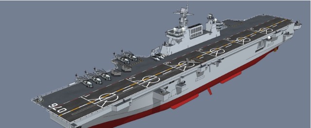 神州尖兵国产最新076级两栖攻击舰首度曝光附最新想象图