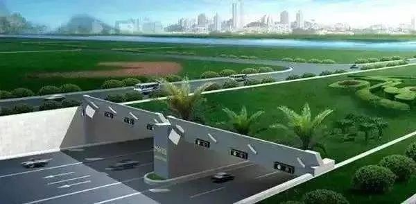 盾构隧道下穿夹江,顺接已建成的青奥轴线隧道,项目路线全长10