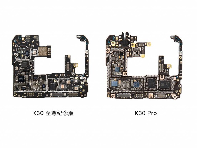redmi k30 至尊纪念版 /k30 pro 拆解对比:屏幕,影音,主板重做
