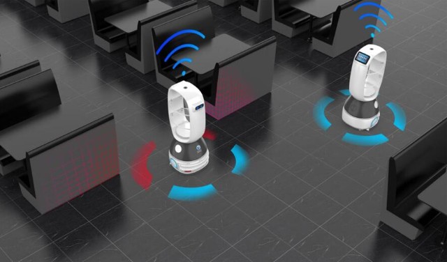 集合行业内首创商用级室内定位导航系统与机器人整机系统以及核心零