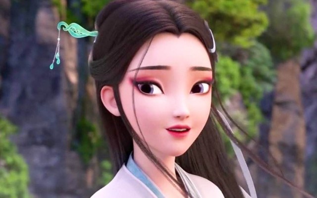 飞侠》的人物建模都十分欧美化;而2019年主打国风传统的《白蛇缘起》