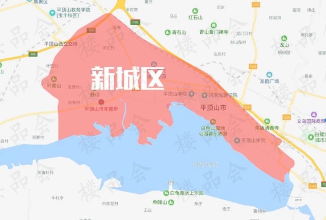 平顶山新城区详细地图图片