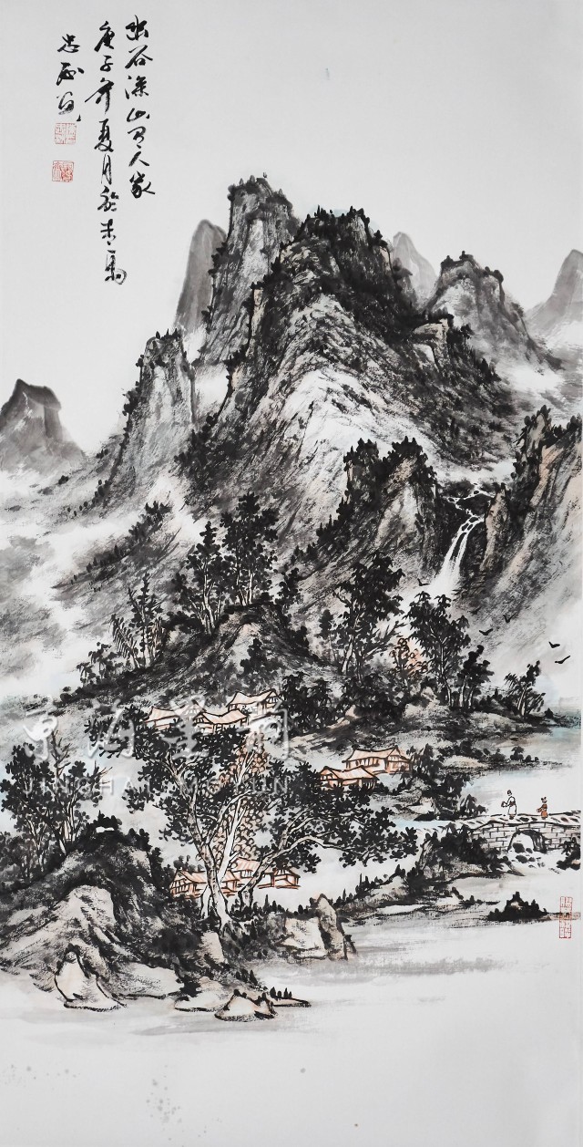 画家陈忠洲以诗意的个性让情感在水墨中舞蹈京海墨韵