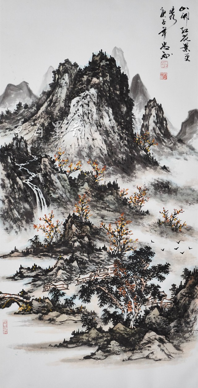 画家陈忠洲以诗意的个性让情感在水墨中舞蹈京海墨韵