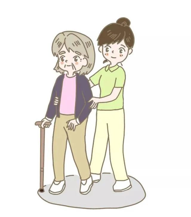 家属走路不稳搀扶有诀窍